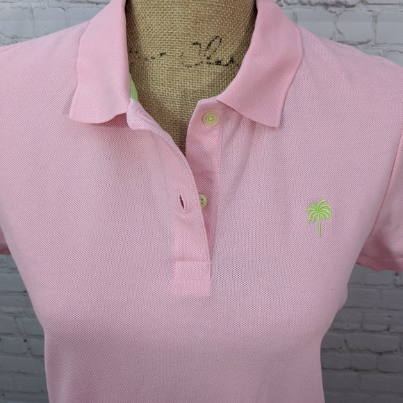 Lilly Pulitzer Pink Polo Medium - Picture 3 of 4